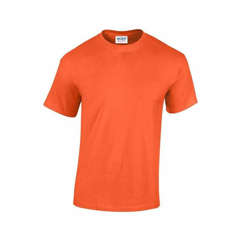 Tričko GILDAN 180g oranžová (orange) 4XL