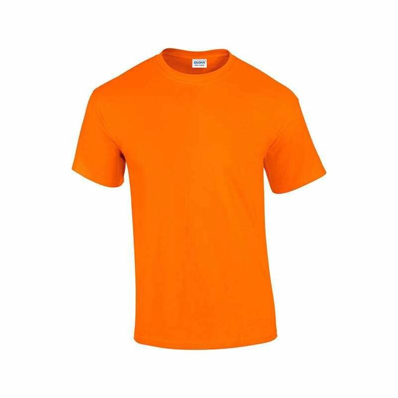 Tričko GILDAN 205g safety orange 4XL