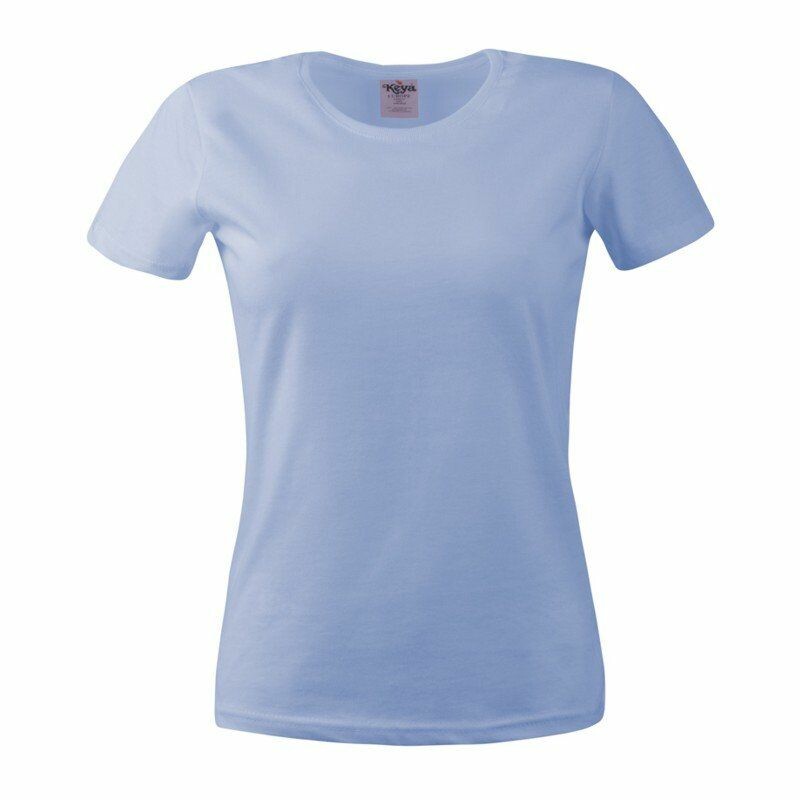 Tričko KEYA 180 dámske svetlomodré (light blue) XL