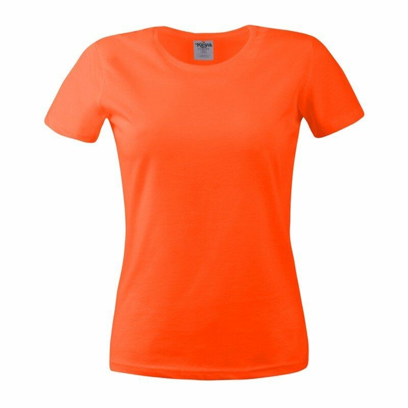 Tričko KEYA 180 dámske tmavooranžové (dark orange) L