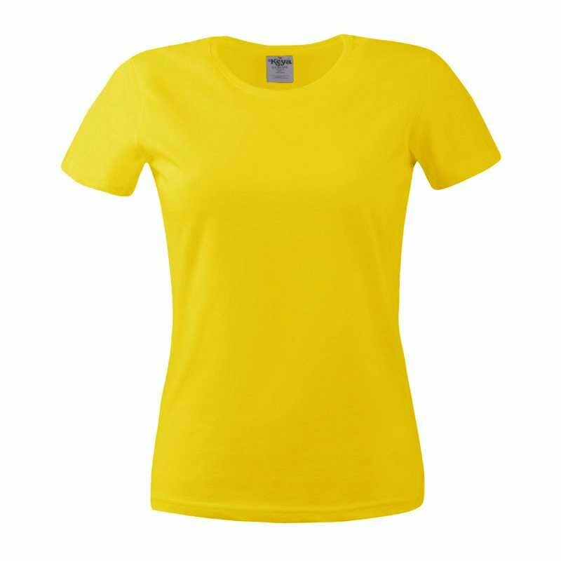 Tričko KEYA 180 dámske žltá (bright) S