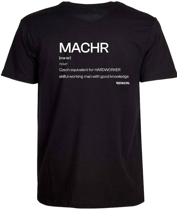 Tričko MACHR čierna XXXL