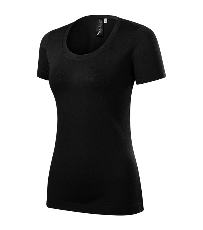 Tričko MERINO RISE 190g d&aacute;mske čierna XS