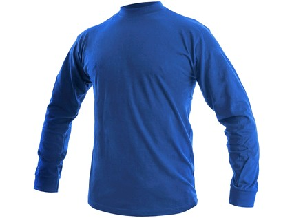 Tričko PETR dlhý rukáv stredne modré L