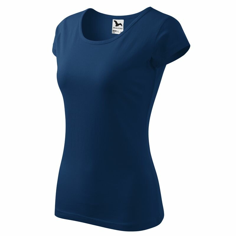 Tričko PURE 150g dámske polnočná modrá XL