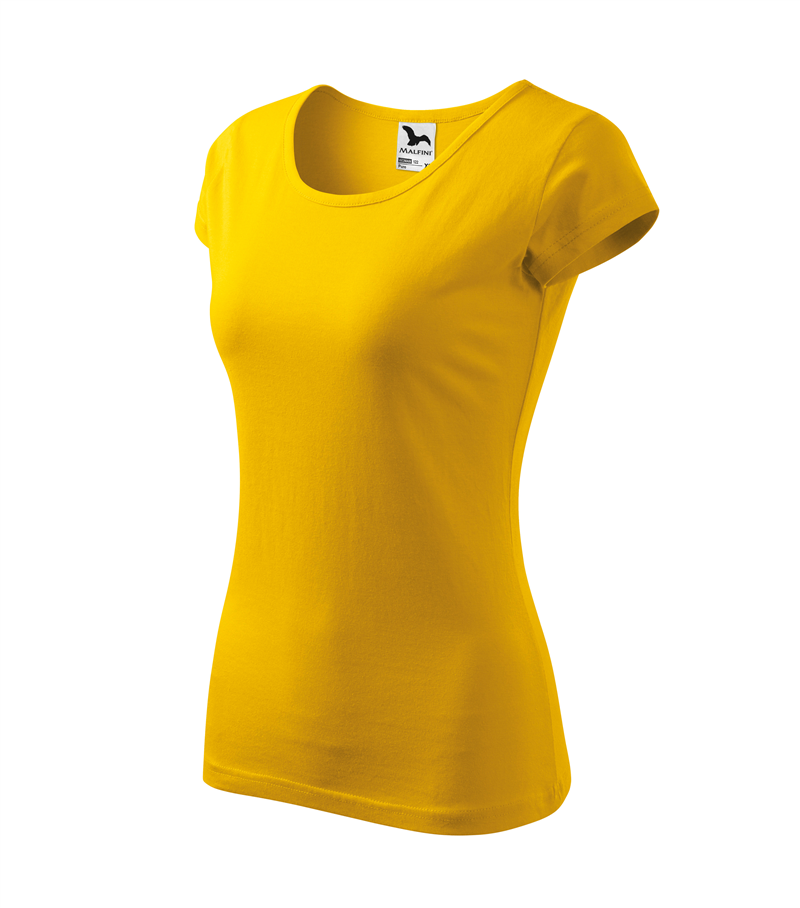 Tričko PURE 150g dámske žlté XL