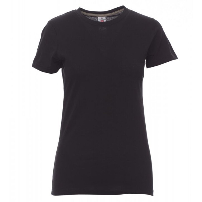 Tričko SUNSET LADY 155g d&aacute;mske čierna (black) XL