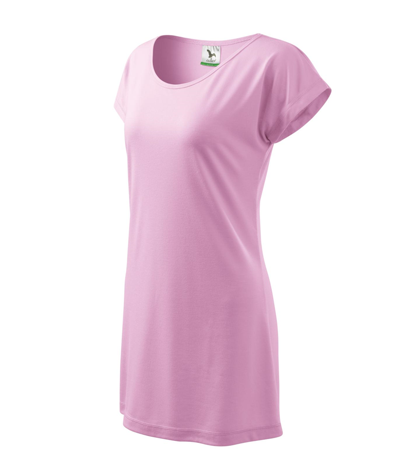 Tričko/šaty LOVE 150g dámske ružová XL