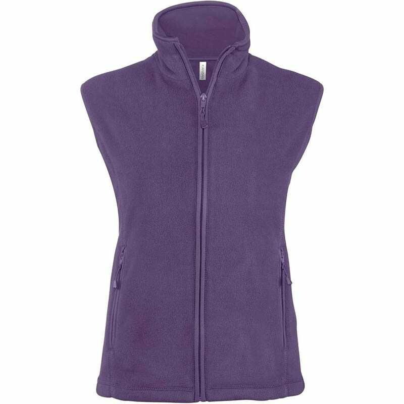 Vesta KARIBAN GILET fleece dámska fialová (purple) 4XL