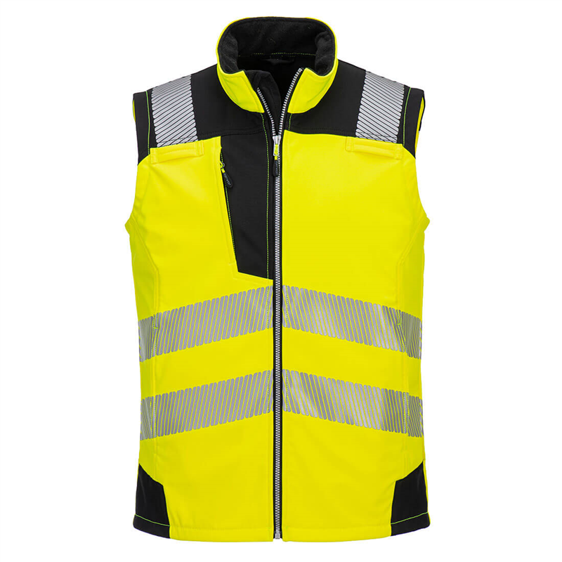 Vesta PW325 Hi-Vis softshellov&aacute; reflexn&aacute; žlto-čierna S