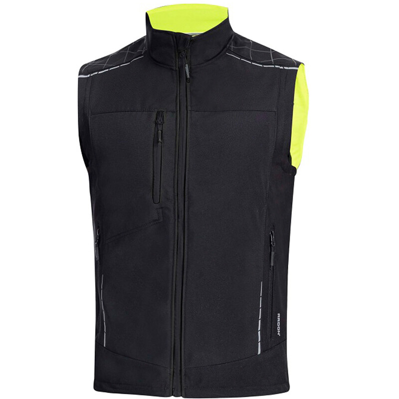 Vesta VISION softshellov&aacute; zimn&aacute; čierno-žlt&aacute; 4XL