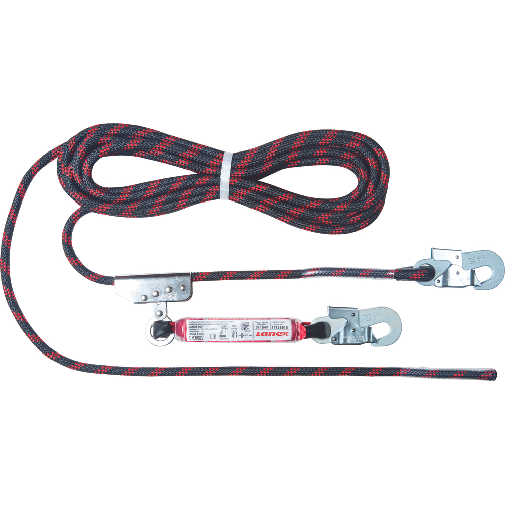 Zachyt&aacute;vač p&aacute;du LANOSTOP s karab&iacute;nou 35m