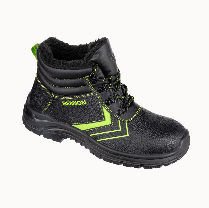Zateplen&aacute; členkov&aacute; pracovn&aacute; obuv BENNON BASIC O2 WINTER HIGH (new)