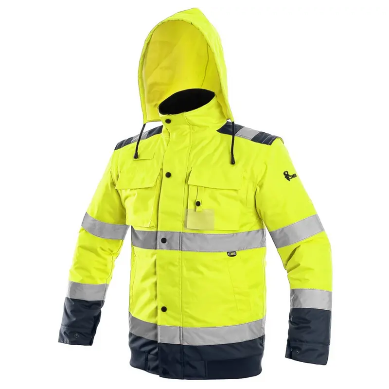Zateplená reflexná bunda LUTON Hi-Vis 2v1