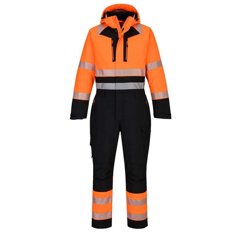 Zateplená reflexná kombinéza DX438 Hi-Vis