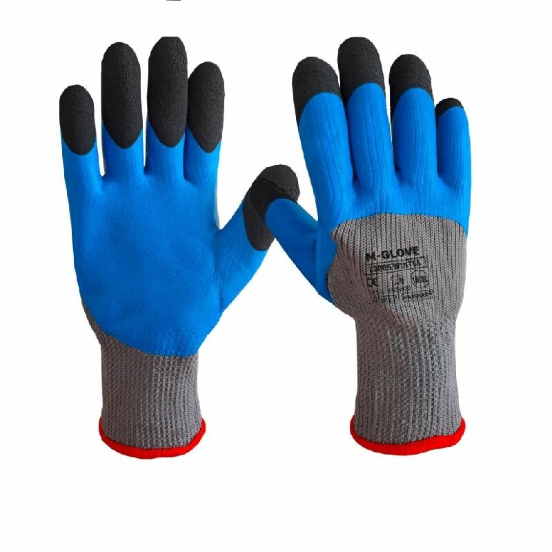 Zateplené pracovné rukavice M-GLOVE WINTER L2005 máčané v latexe