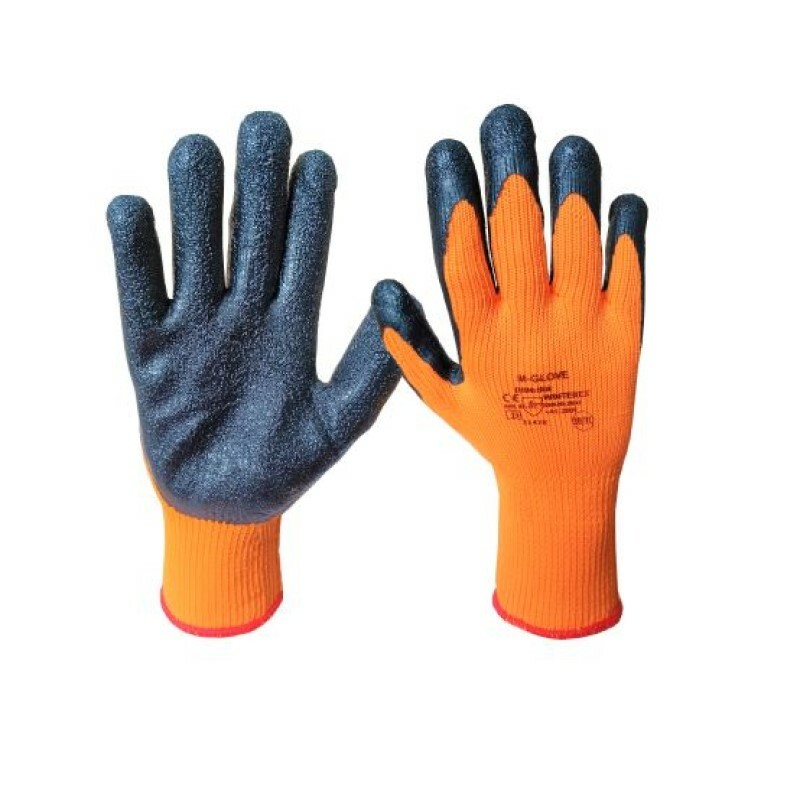 Zateplené pracovné rukavice M-GLOVE WINTEREX máčané v latexe