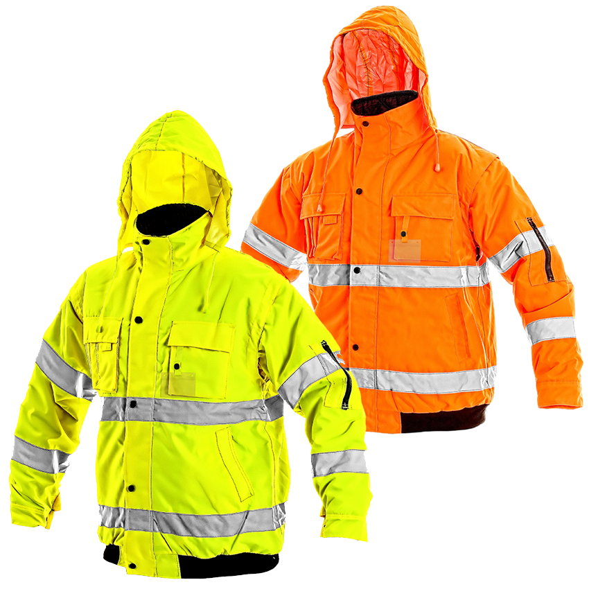 Canis (CXS) Zimná reflexná bunda LEEDS HiVis 2v1